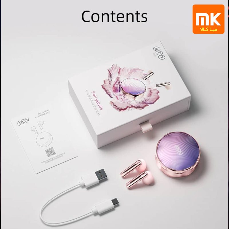 هدفون بی سیم کیو سی وای مدل Fairybuds (8)